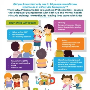 ProMediKids are running mini medics first aid courses suitable for ages 7-11
