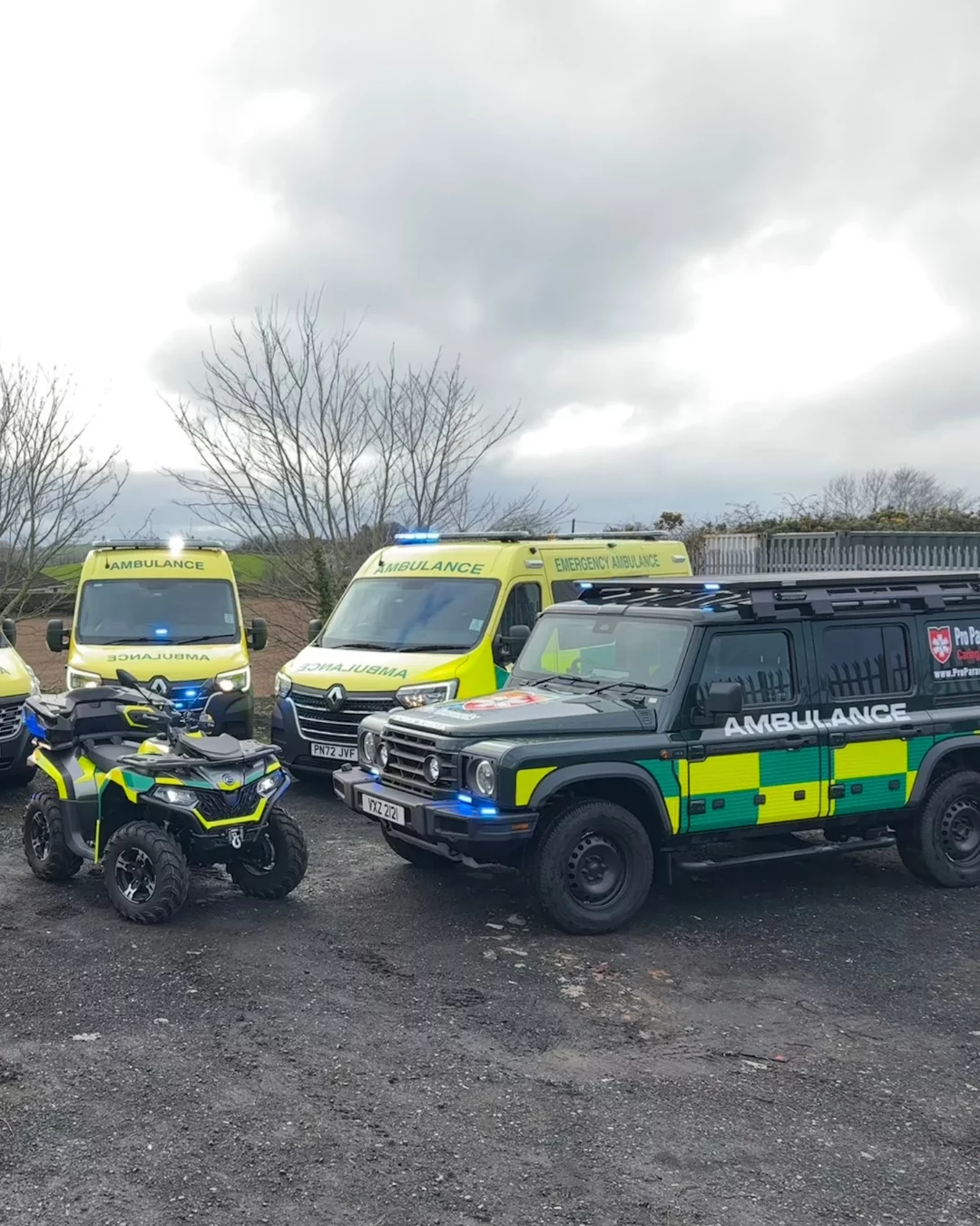 Proparamedics Unveils NI’s First Off-Road Recovery Ambulances